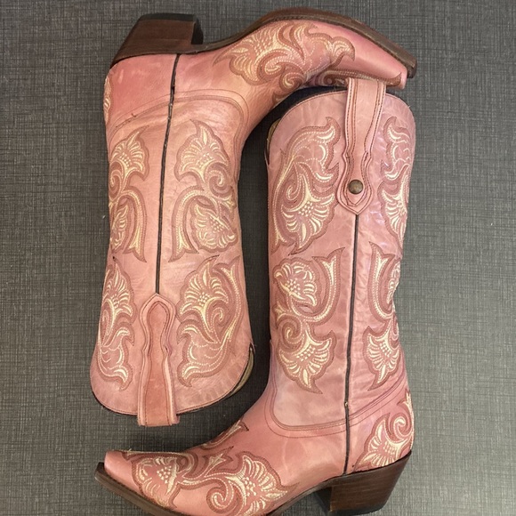 Corral Pink Floral Full Stitch, Size 8 - Picture 5 of 10